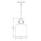 Z-Lite Kinsley 1 Light Pendant, Chrome And Clear Seeded 340P8-CH - alternate 6